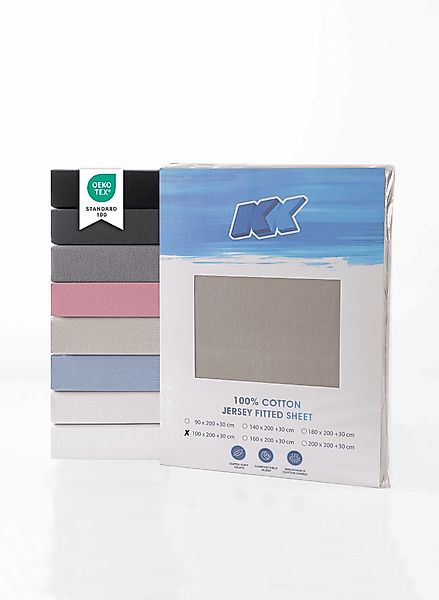 KK Shopping Bettwäsche Jersey Spannbettlaken Baumwolle günstig online kaufen