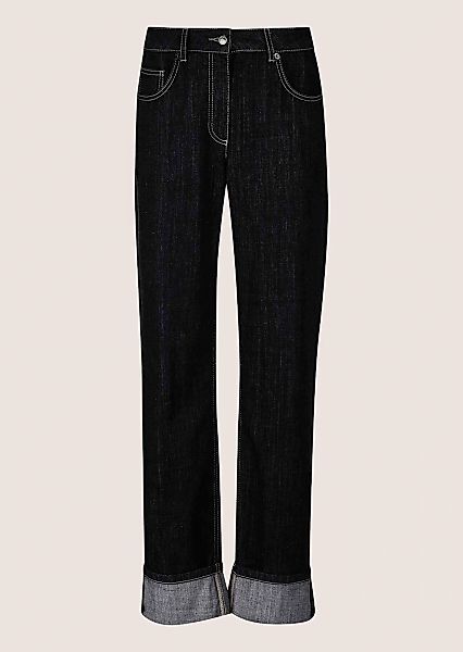 MADELEINE Regular-fit-Jeans "Jeans Weite Jeans mit fixiertem Aufschlag" günstig online kaufen