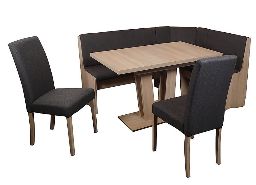 Stolebaenk Eckbankgruppe Duisburg VADUSO, (Eckbank Set, 1 x Eckbank, 1 x Ti günstig online kaufen