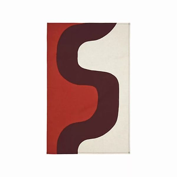 Geschirrtuch Seireeni textil rot / 47 x 70 cm - Marimekko - Rot günstig online kaufen