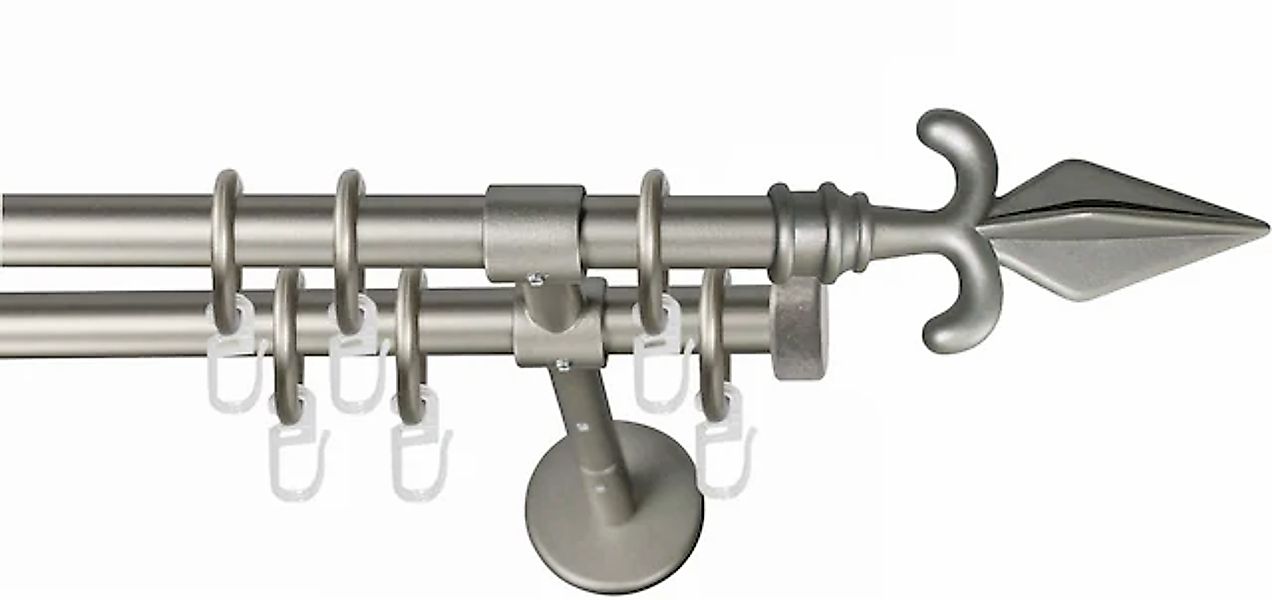 GARESA Gardinenstange »RUSTIKA« Ø 16 mm 2 läufig-läufig Wunschmaßlänge;Träg günstig online kaufen