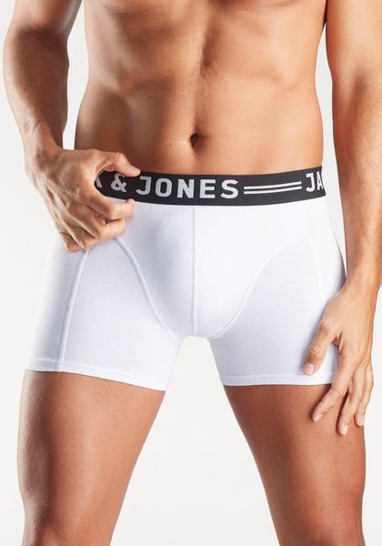 Jack & Jones 3-er Set Trunks Grau, Schwarz & Weiss günstig online kaufen