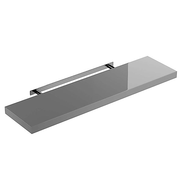 Casaria Wandboard, Grau Hängeregal mit Halterung günstig online kaufen