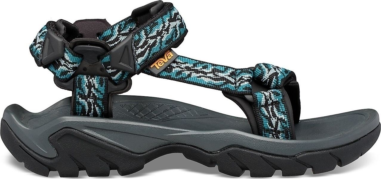 Teva W Terra FI 5 Universal schwarz/blau/weiß Trekkingsandale günstig online kaufen