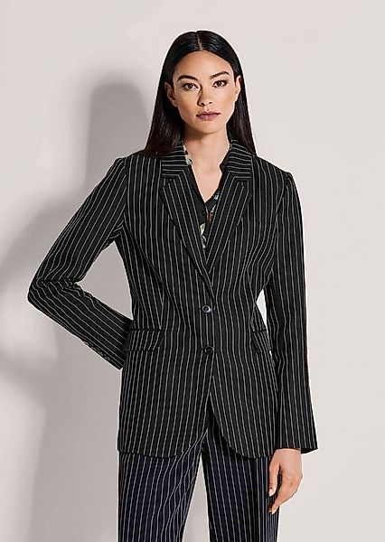 MADELEINE Kurzblazer Longblazer mit Nadelstreifen Jerseyblazer mit Reverskr günstig online kaufen
