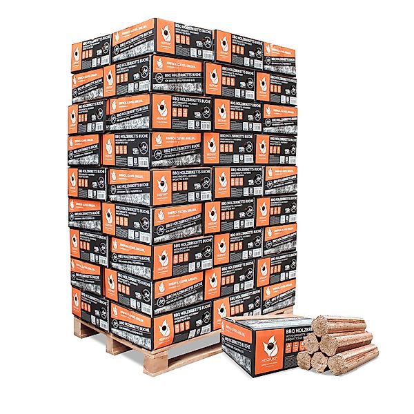 HEIZFUXX Holzbriketts, 648 kg, (Palette, 36-St) günstig online kaufen