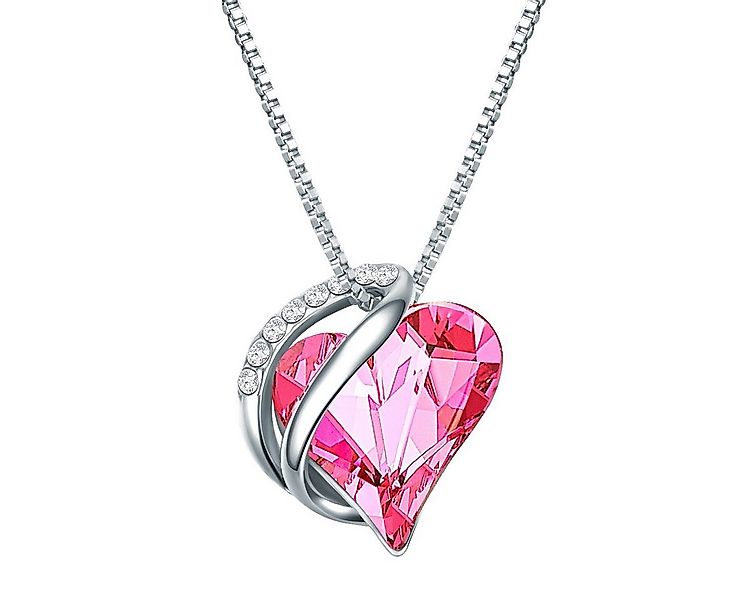 Rafaela Donata Silberkette Halskette aus 925 Sterling Silber, mit Herz-Anhä günstig online kaufen