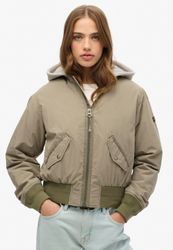 Superdry Bomberjacke "HOODED MA1 BOMBER JACKET" mit Kapuze günstig online kaufen