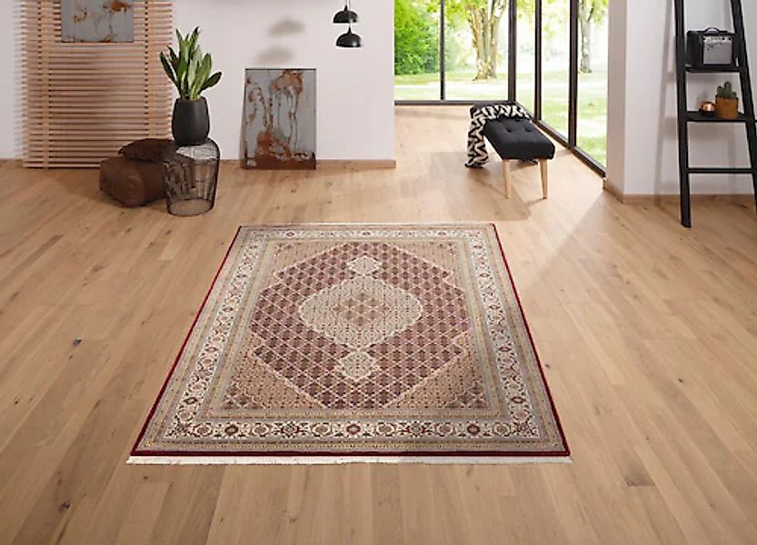 OTTO home Orientteppich »Irrfan« rechteckig 12 mm Höhe handgeknüpft, Materi günstig online kaufen