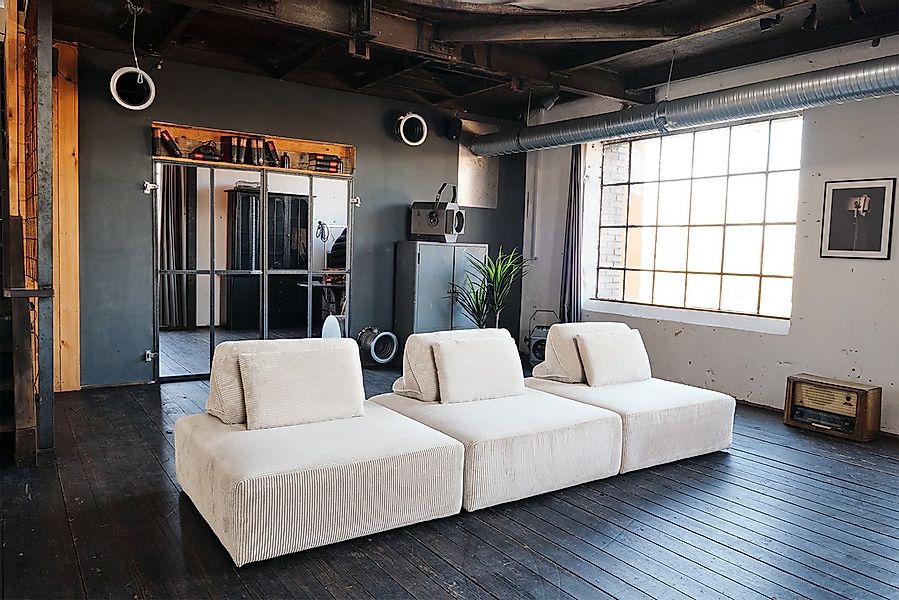 KAWOLA Sofa WIOLO SOFT, Modulsofa modulare Couch Cord, verschiedene Ausführ günstig online kaufen