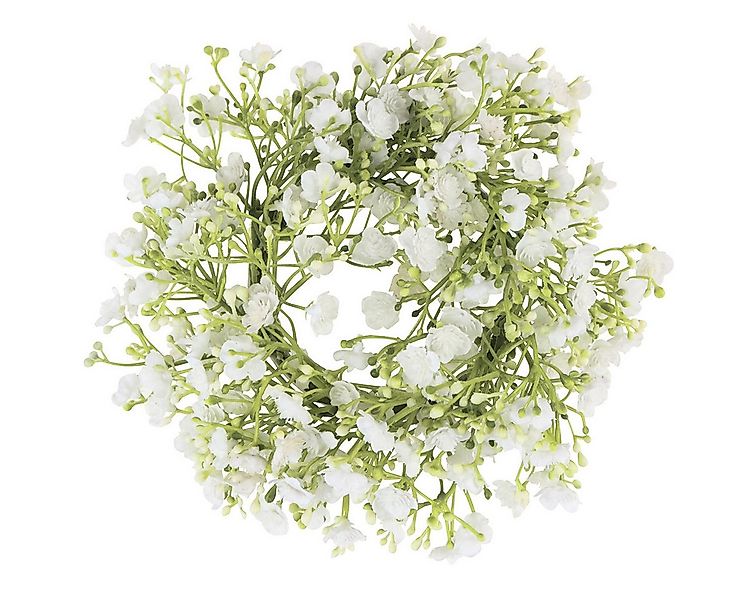 Viana Dekokranz Schleierkraut Kranz Klein Blumenkranz Deko Ø18cm Künstlich günstig online kaufen