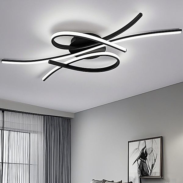 Masbekte Deckenleuchte 100cm LED Deckenlampe, Stufenlos günstig online kaufen