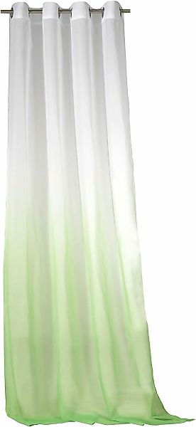 Weckbrodt Vorhang "Maischa" Ösen 1 Stk. tlg. Voile, transparent mit Farbver günstig online kaufen
