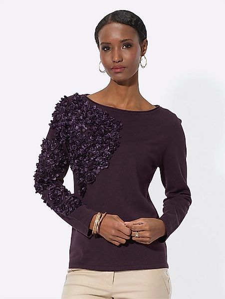 creation L Strickpullover Lyocell-Viskose-Pullover Langarm Jersey günstig online kaufen