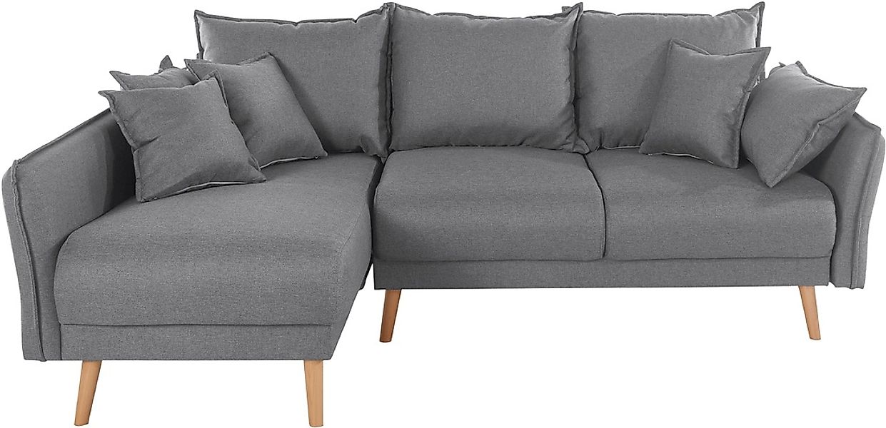Home affaire Ecksofa »Granbo L-Form«, incl. Bettfunktion und Bettkasten, Fe günstig online kaufen