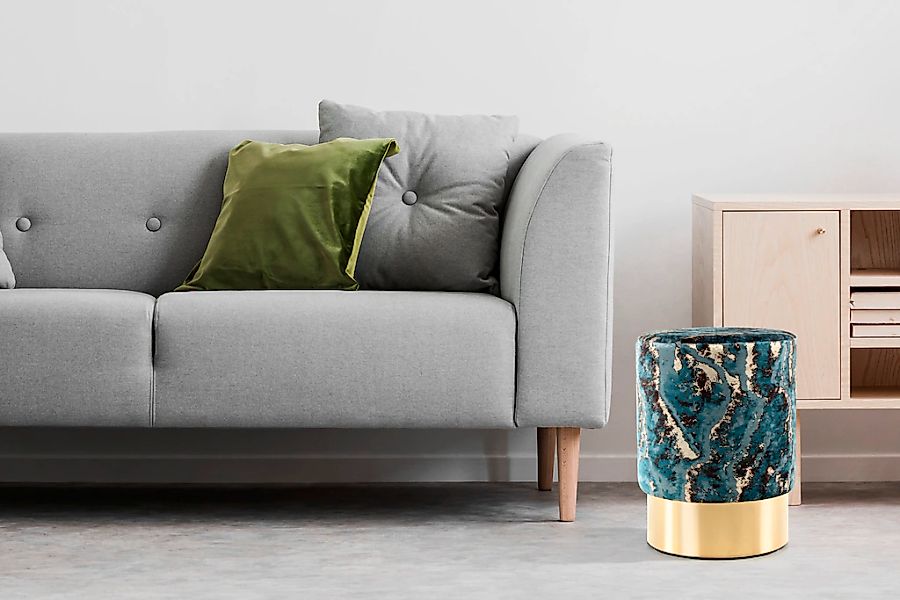 Kayoom Sitzhocker "Hocker Gipsy 325, stilvoller Sitzhocker, runde Form, sti günstig online kaufen