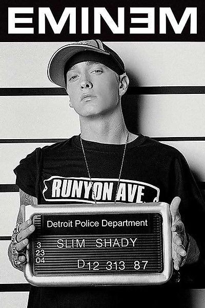 Poster Eminem - Poster - Mugshot günstig online kaufen
