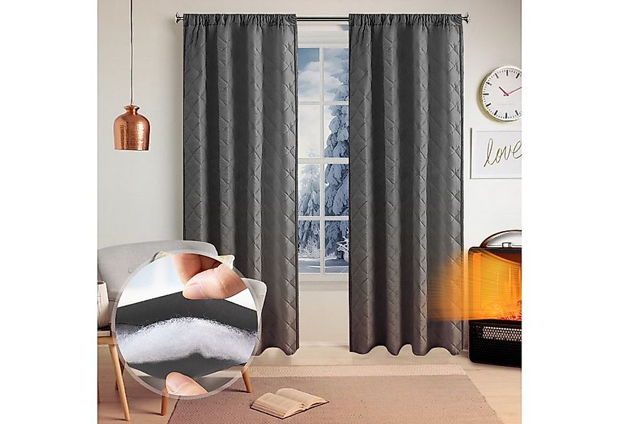 Sunicol Vorhang Thermovorhang Kälteschutz Winter Wärmeisolierend Türvorhang günstig online kaufen