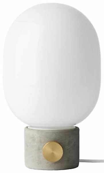 Tischleuchte JWDA glas stein weiß grau / Beton - Audo Copenhagen - Grau günstig online kaufen