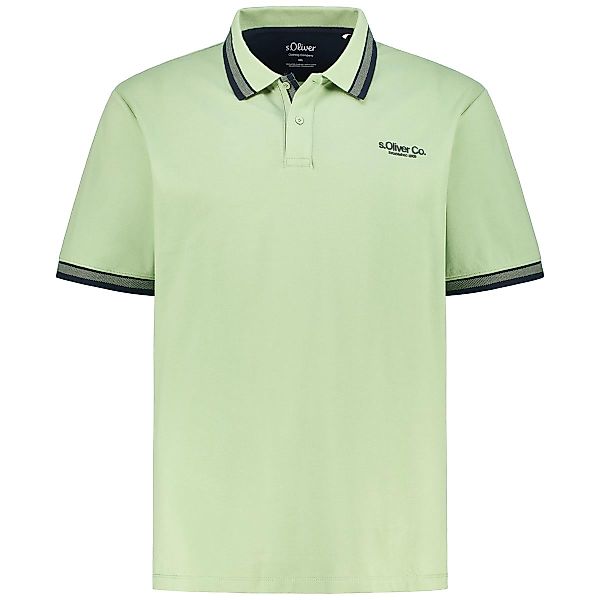 s.Oliver Poloshirt mit Elasthan Farbe grün Größe: 5XL günstig online kaufen