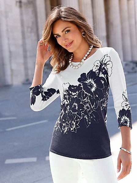 Lady Strickpullover "3/4-Arm-Pullover" günstig online kaufen