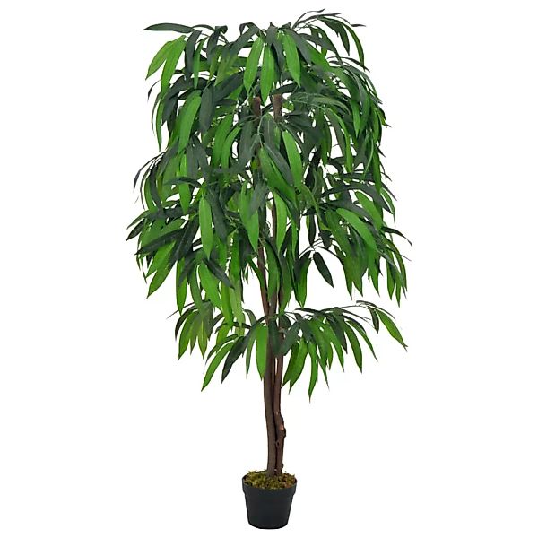Künstliche Pflanze Mangobaum Mit Topf Grün 140 Cm günstig online kaufen