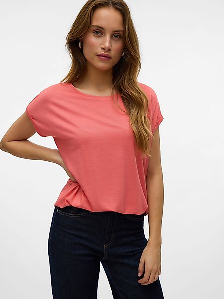 Vero Moda Rundhalsshirt VMLAVA PLAIN SS günstig online kaufen