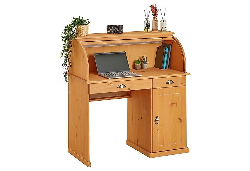 IDIMEX Sekretär TOM, Schreibtisch mit Rolladen und Stauraum Landhausstil Ge günstig online kaufen