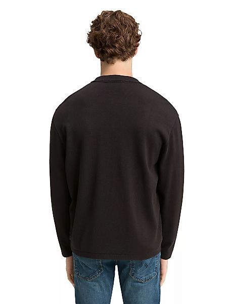 TOM TAILOR Denim Strickpullover, mit Reißverschluss günstig online kaufen
