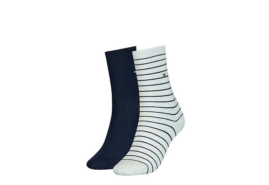 Tommy Hilfiger Socken TH WOMEN SOCK 2P SMALL STRIPE (2-Paar) mit schmalem R günstig online kaufen