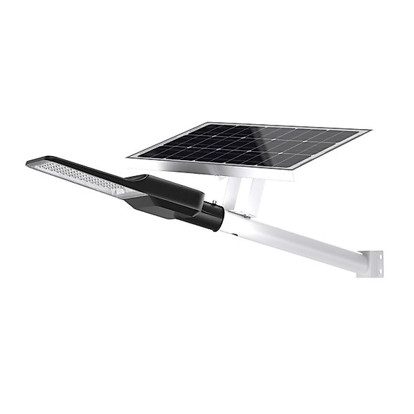 ENOVALITE LED Solar Straßenleuchte 300 W 4300LM 6500K Tageslichtweiß Mastle günstig online kaufen