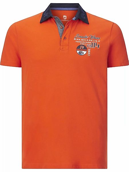 Jan Vanderstorm Poloshirt "Poloshirt KODEWIN", mit maritimen Brustprint günstig online kaufen