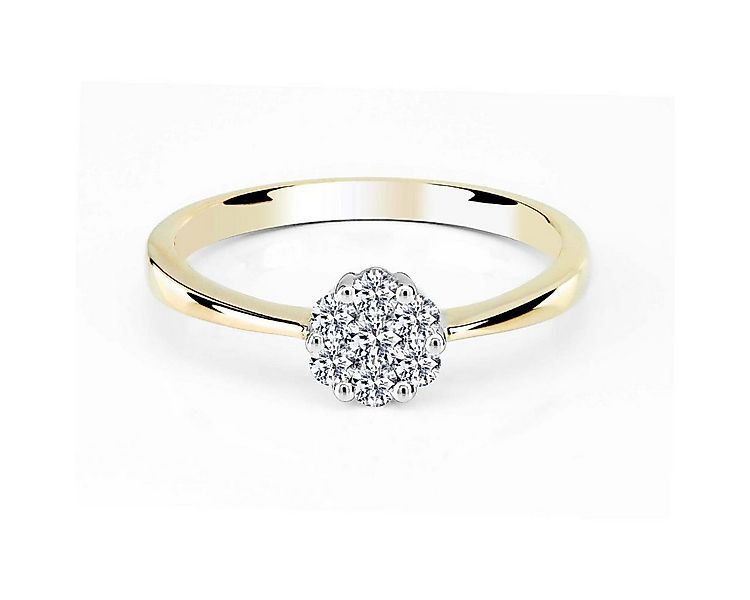 Adam & Eve Verlobungsring Brillantring 585/- Gelbgold - Weißgold 0,15 ct. / günstig online kaufen