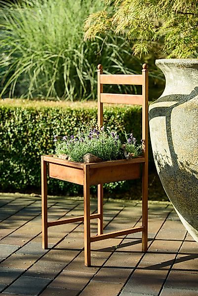 Blümelhuber Gartenstecker -Edelrostdeko Stuhl (1-St) wetterfest günstig online kaufen
