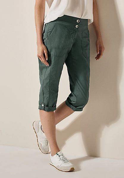 Cecil Caprihose "Style New York", mit Knopfdetails am Bund günstig online kaufen