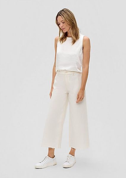 s.Oliver 7/8-Jeans Culotte Jeans Suri / Regular Fit / Mid Rise / Wide Leg günstig online kaufen