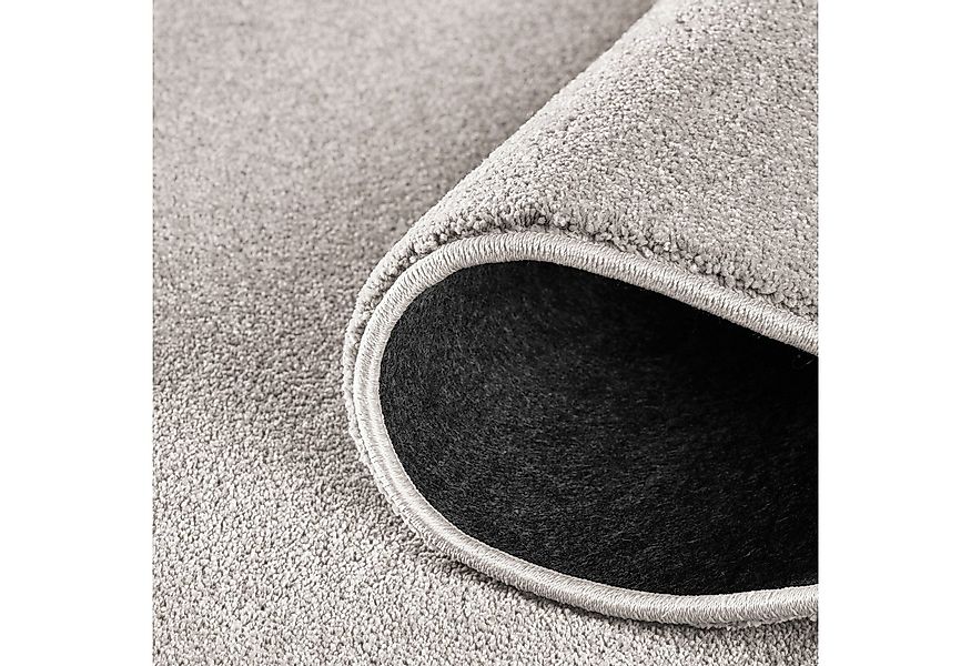 TaCa Home Teppich Kurzflor-Frisee-Teppich, rechteckig, Höhe: 9 mm, Wohnzimm günstig online kaufen