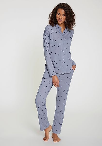 Vivance Dreams Pyjama 2 Stk. tlg., in klassischem Schnitt günstig online kaufen
