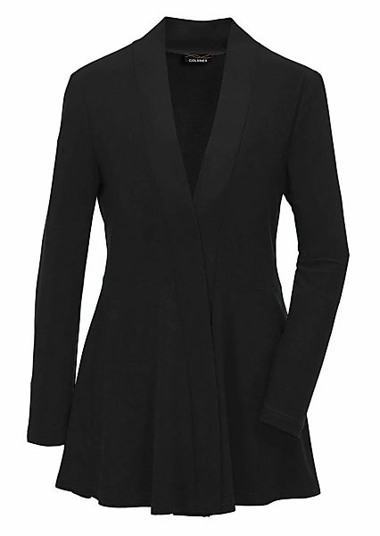 GOLDNER Sweatjacke "Leichte Shirtjacke lila mit Stretch" Mit Teilungsnaht h günstig online kaufen