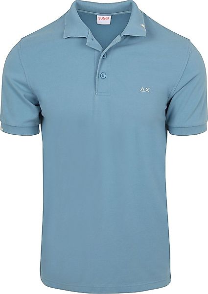 Sun68 Poloshirt Vintage Blau - Größe L günstig online kaufen