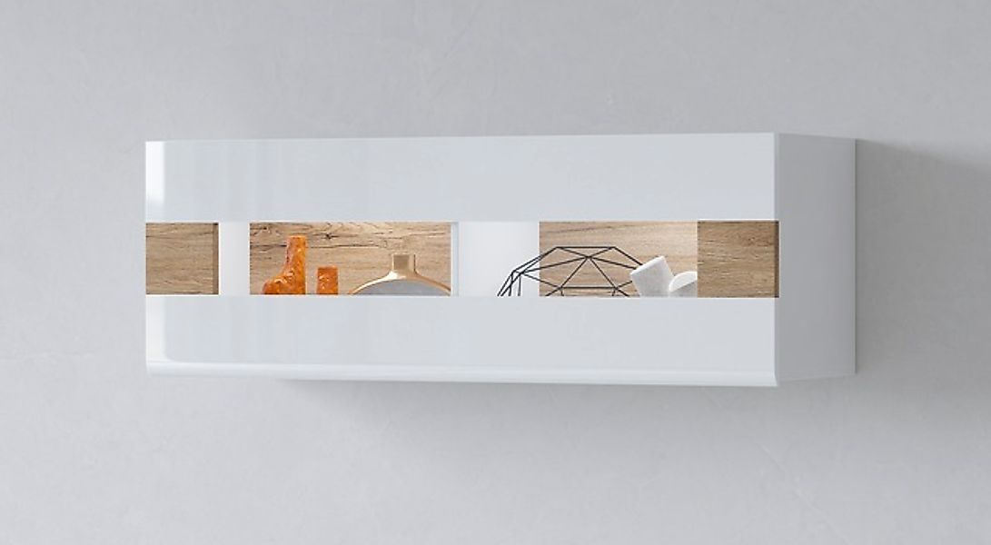INOSIGN Hängevitrine »Toledo,Breite 131 cm trendige Glasvitrine mit dekorat günstig online kaufen