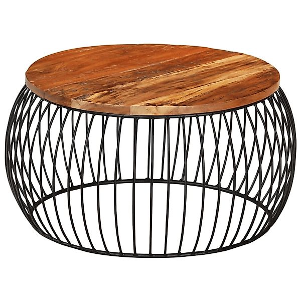 vidaXL Couchtisch Ø68 cm Massivholz aus Altholz 338022 günstig online kaufen