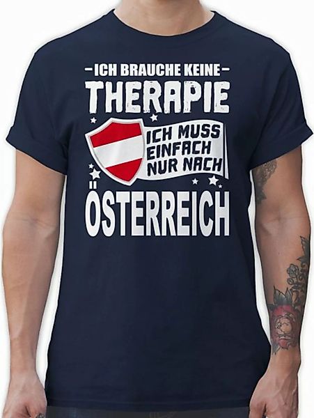 Shirtracer T-Shirt Ich brauche keine Therapie Ich muss einfach nur nach Öst günstig online kaufen