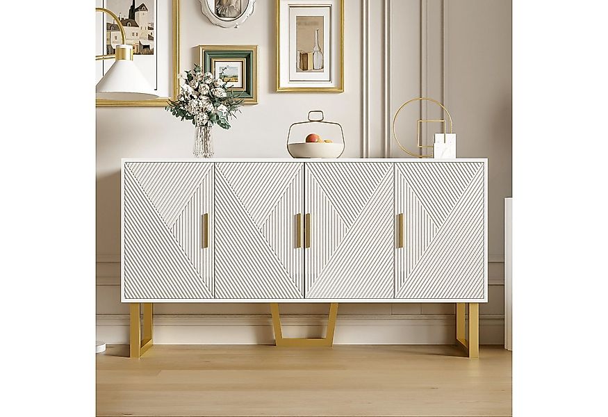 Furnishings Home Beistellschrank Luxuriöses weißes Sideboard günstig online kaufen