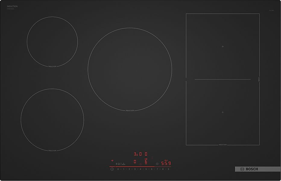 BOSCH Induktions-Kochfeld "PVW81CHB1E" Moderne matte Optik: 5x weniger sich günstig online kaufen