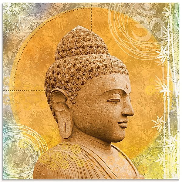 Artland Glasbild "Buddha II" Spa 1 Stk. tlg. in verschiedenen Größen günstig online kaufen