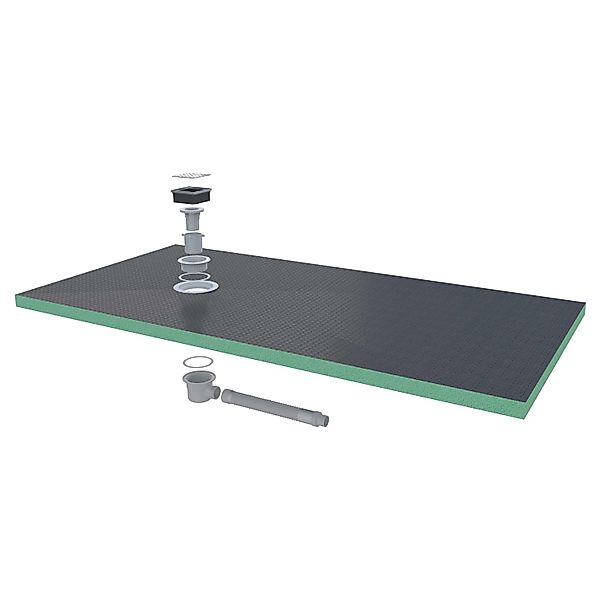 AICA 160x80cm XPS Platten 4cm Duschwanne Duschtasse Duschplatte Fliesenplat günstig online kaufen