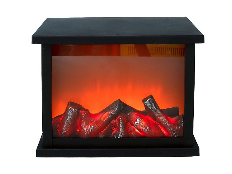 Spetebo LED Dekolicht LED Kamin Laterne günstig online kaufen
