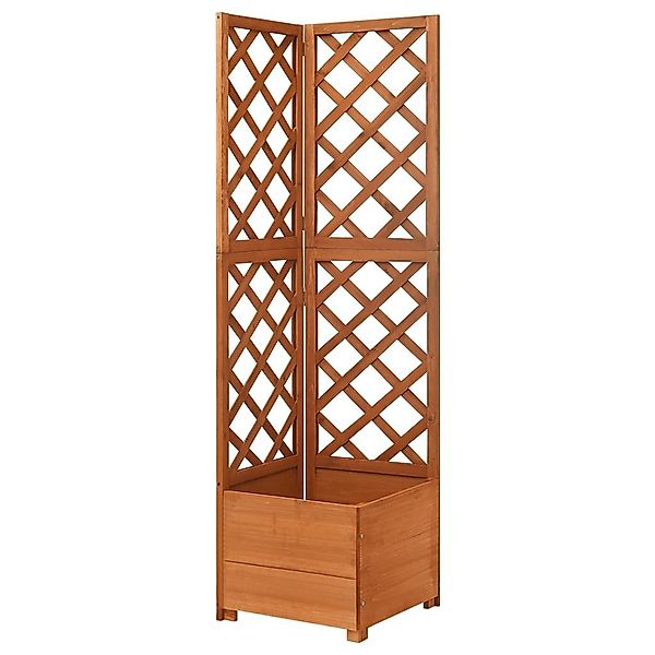 DOTMALL Spalier Eck-Spalier mit Pflanzkasten 40x40x150cm günstig online kaufen