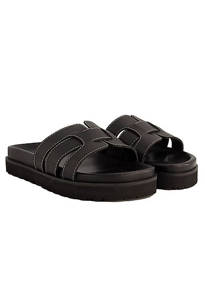 Studio Untold Pantolette echtes Leder Flechtriemen günstig online kaufen